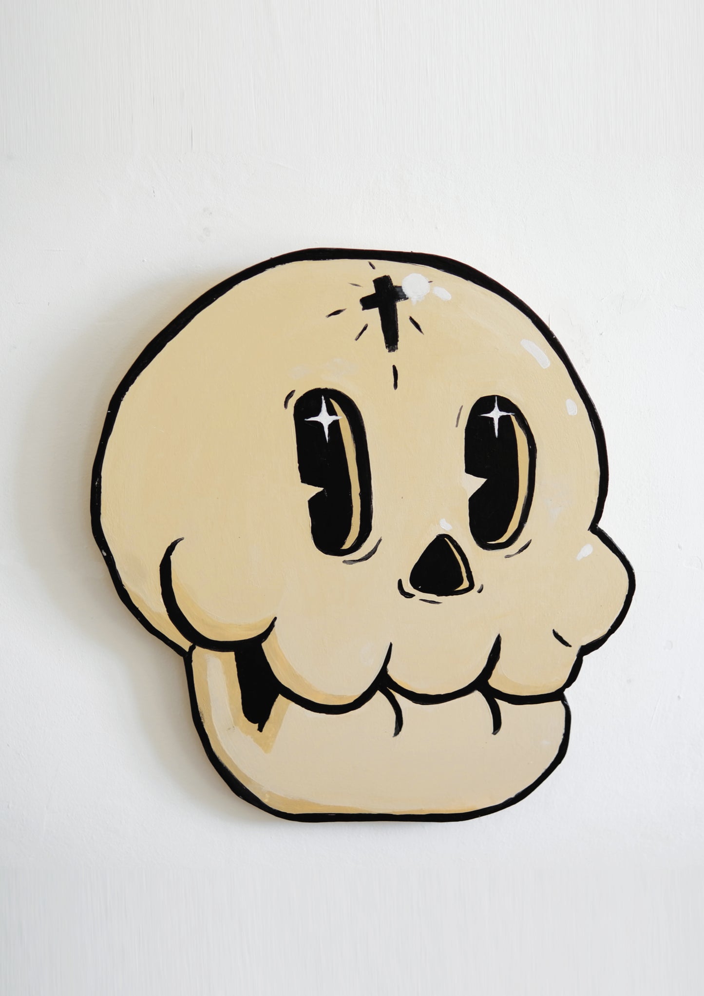 La calavera con ceniza